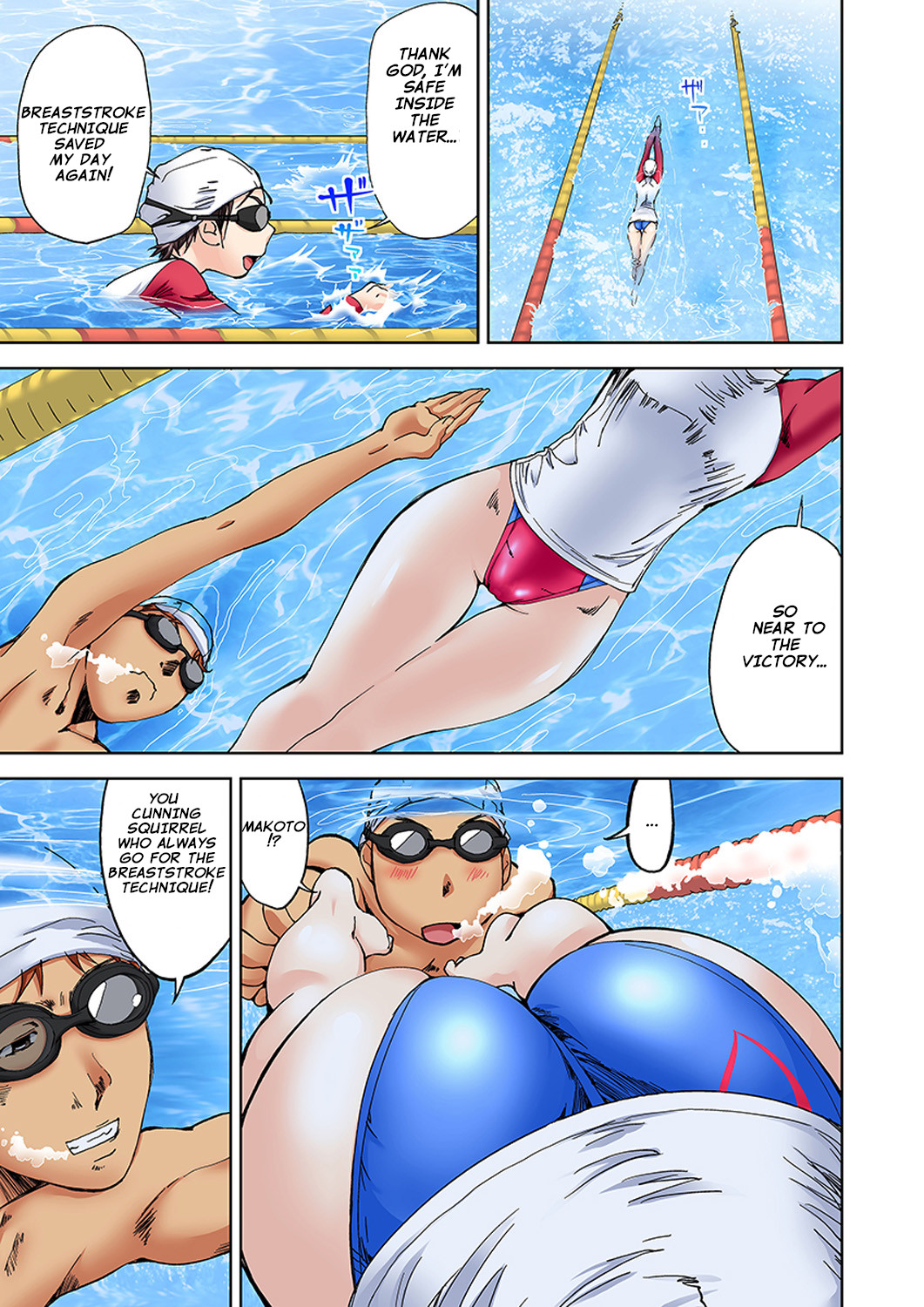 Hentai Manga Comic-Nyotaika Swim Club - I Turn Into A Girl When I Cum!-Chapter 2-21